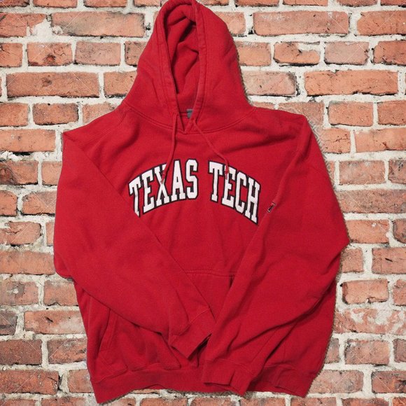 Texas Tech Men's Hoodie Pullover XXL Red Cotton Blend VG - Picture 1 of 10